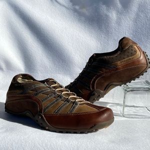 SKETCHERS s/n 60376 US Men 11 color code CHBR Leather Upper Driving Shoe